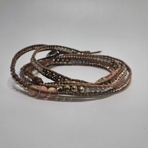 Bohemian Beaded Wrap Bracelet